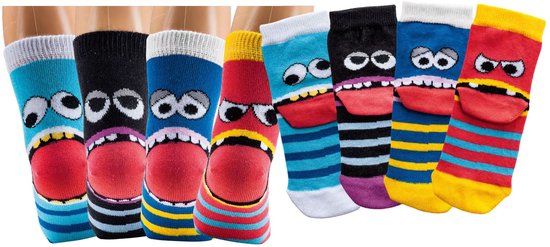 Chaussettes pour enfants 23-26 | chaussettes pour garçons | chaussettes pour filles | chaussettes drôles | chaussettes joyeuses | imprimés de chaussettes joyeuses | pack 6 paires