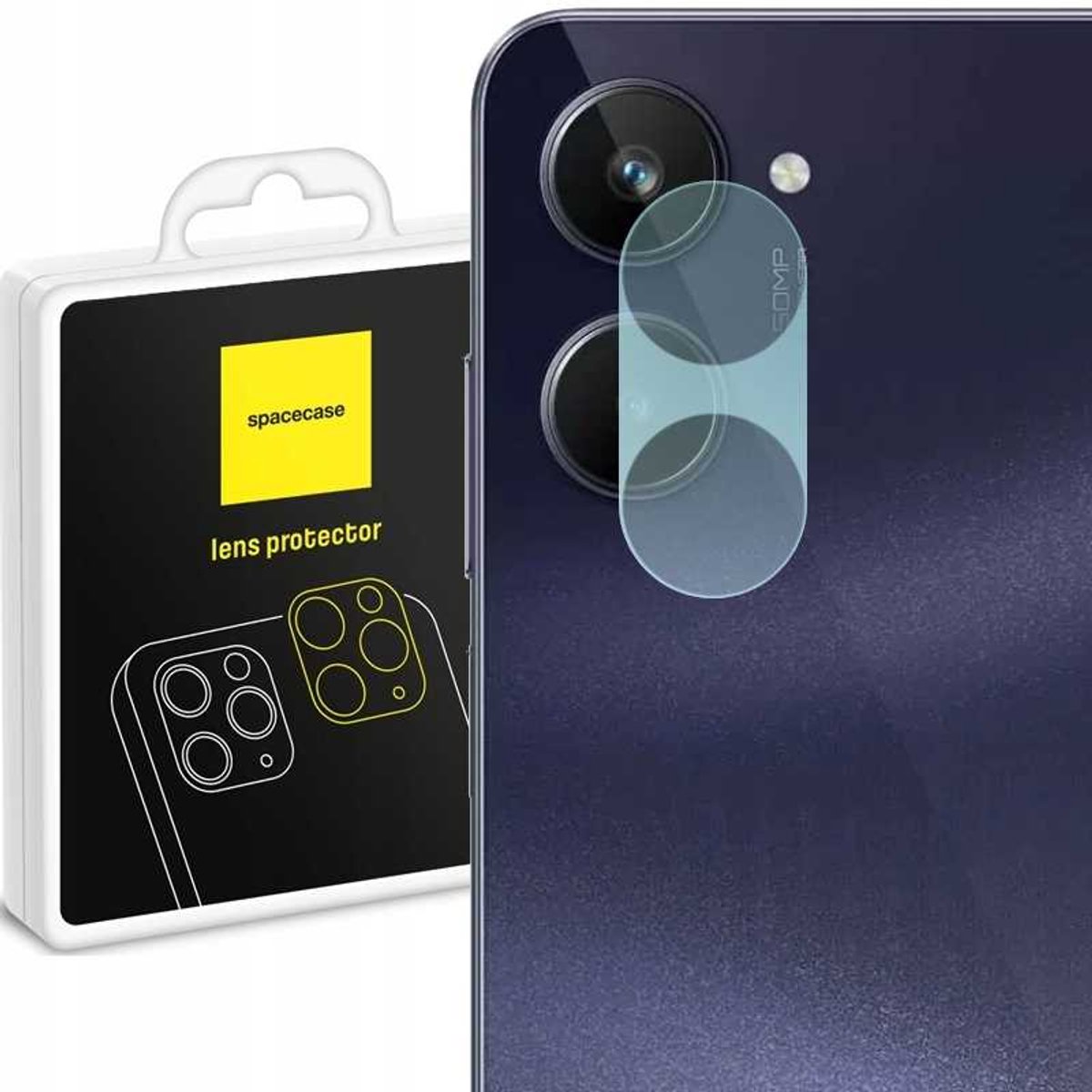 Spacecase Gehard Glas Voor Realme 10 4G Camera Glazen Telefoon