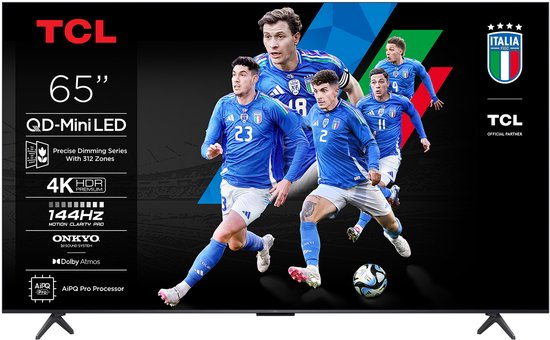 TCL 65C6KS 65 | Ultra HD 4K QD-Mini LED Smart TV (2025) | Google TV + Wifi | Dolby Vision IQ | 60Hz