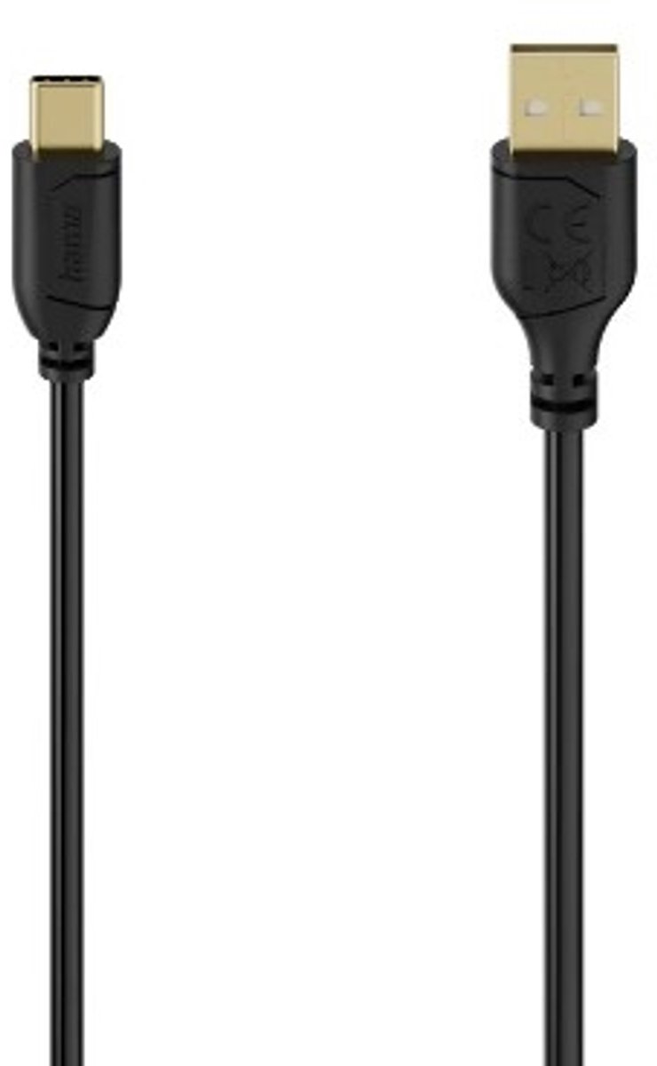 Hama 00074265 USB-kabel USB 2.0 0,75 m USB A USB C Zwart
