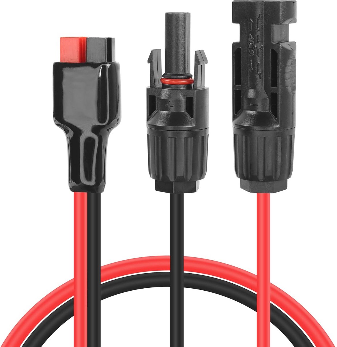 Zonne-energie verlengkabel 12 AWG met 45A stekker - 60 cm kabel voor zonnepanelen