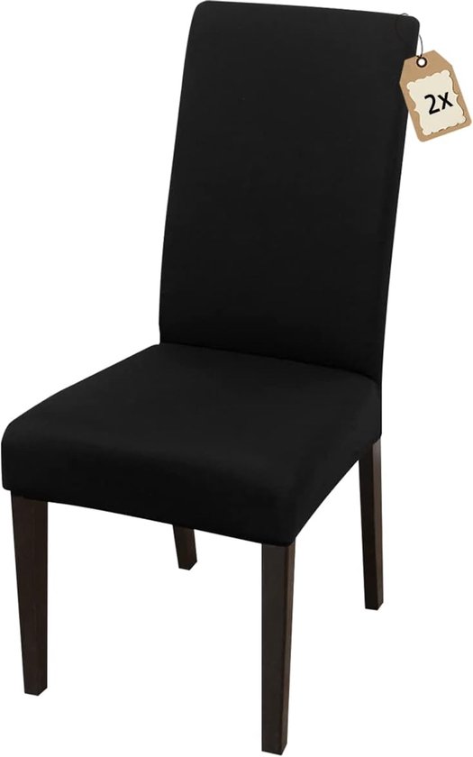 2 stuks elegante stoelhoezen met knopen, decoratief, smoking