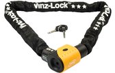 VINZ Jannu ART 3 Goedgekeurd Scooterslot / Fietsslot | ANWB slotentest: Goed | ART 3 Slot voor Verzekering Scooters, Fietsen, E-bikes & Fatbike | Kettingslot van 100 cm |Lichtgewicht 2,9 kg | 10mm Gehard Stalen Schakels