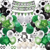 Joya Party® Voetbal Verjaardag Feestset | Decoratie Versiering | Jongens & Meisjes Kinderfeestje Verjaardag | Kinderverjaardag
