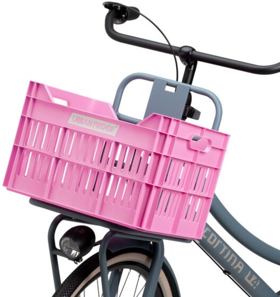Urban Proof fietskrat 30L bright pink Recycled 40x30x25cm van Urban Proof — afbeelding 4
