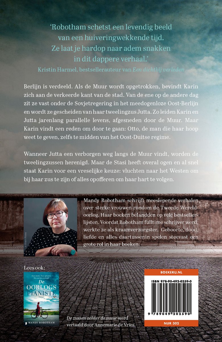 De zussen achter de muur - back cover