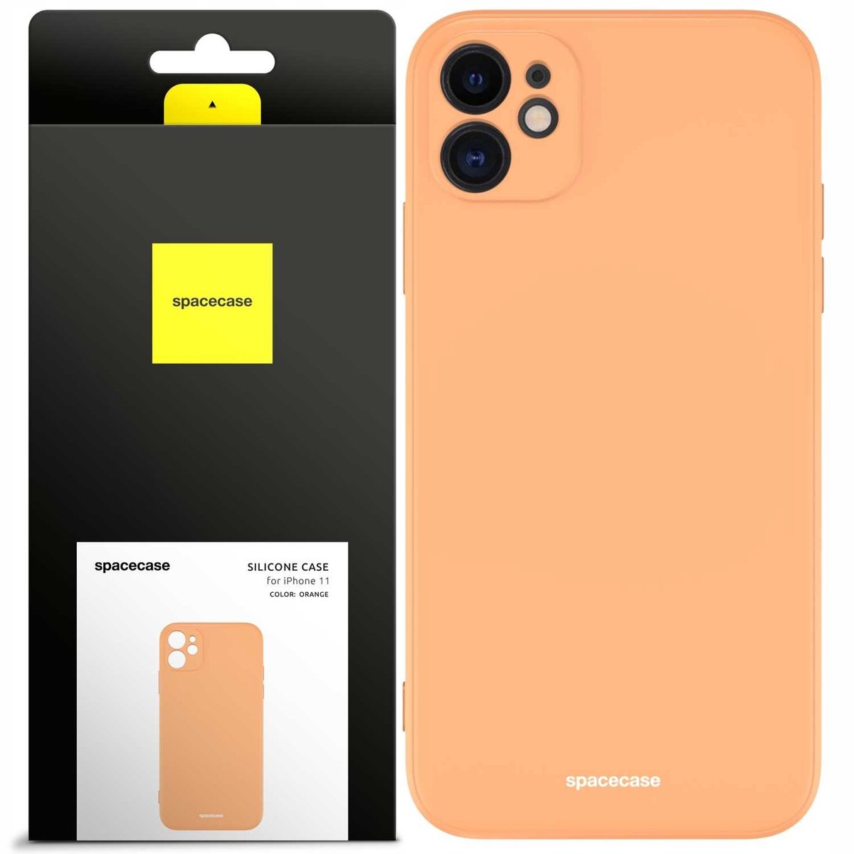 Spacecase Siliconen Hoesje Voor Iphone 11 Oranje Compact