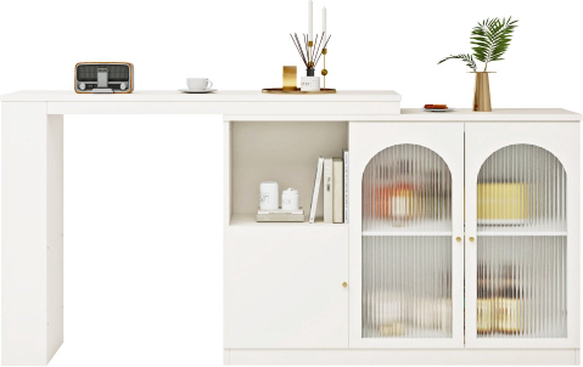 SogesHome Bartafel 360° draaibare eettafel barmeubels