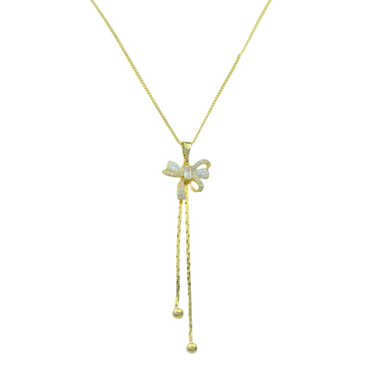 Double Knots Necklace Gold 18K