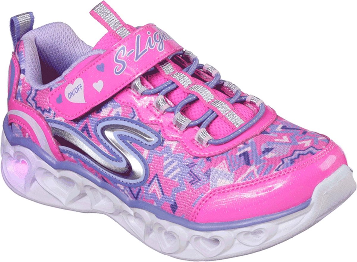 Skechers S Lights Heart Lights roze