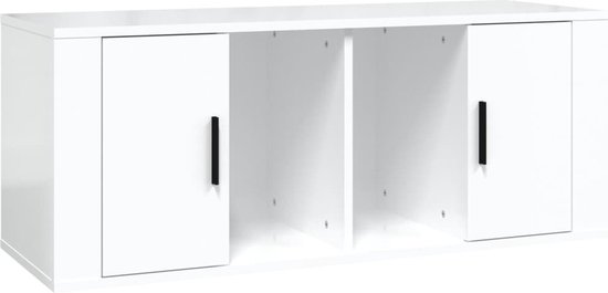 Karat wit hoogglans tv meubel | Design tv dressoir | Interieur