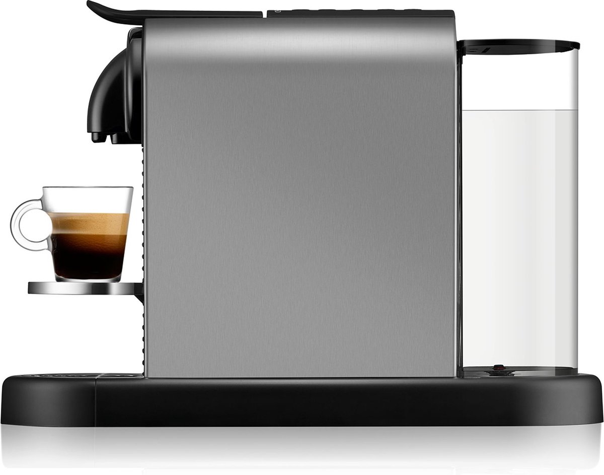 De'Longhi Nespresso CitiZ Platinum EN220.T - Koffiecupmachine - Titanium thumbnail 3