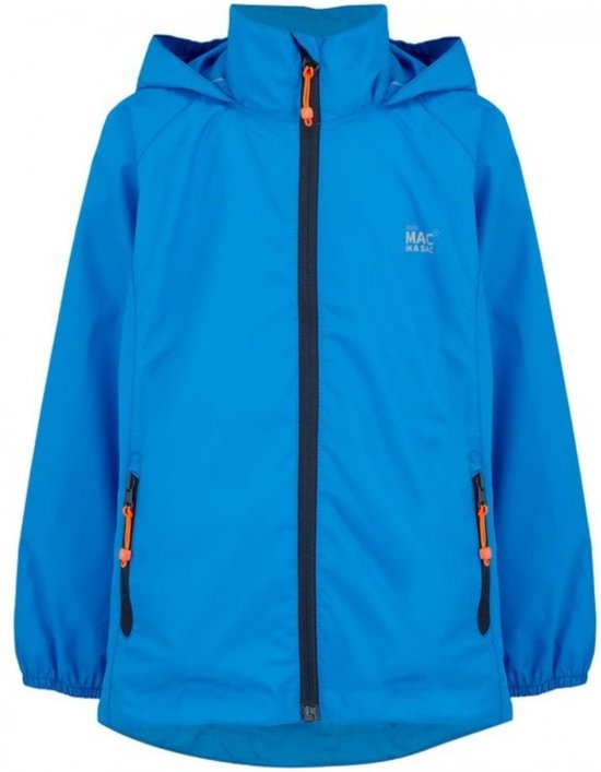 Mac in a Sac - Regenjas voor kinderen - Junior - Oceaan blauw - maat S