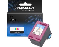 PrintAbout huismerk Inktcartridge 305XL (3YM63AE) 3-kleuren Hoge capaciteit geschikt voor HP