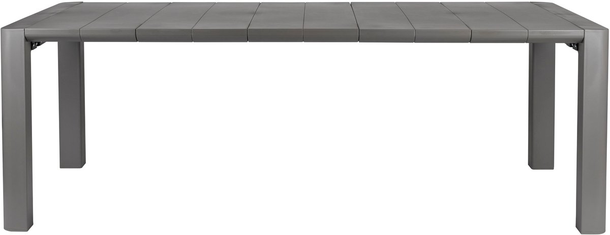Housecraft Living Alban Tuintafel Rechthoekig 220x100 cm Metaal Grijs
