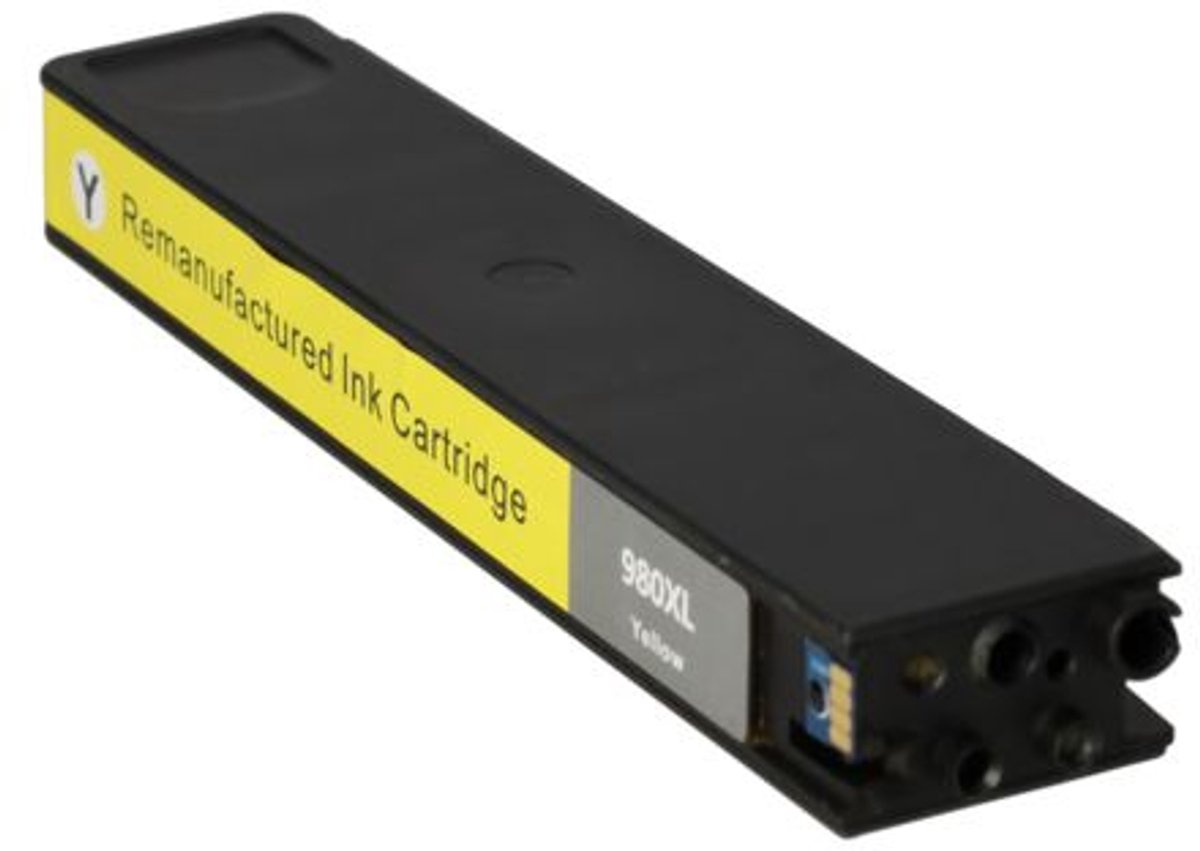 PrintAbout Huismerk HP 980 (D8J09A) Inktcartridge Geel