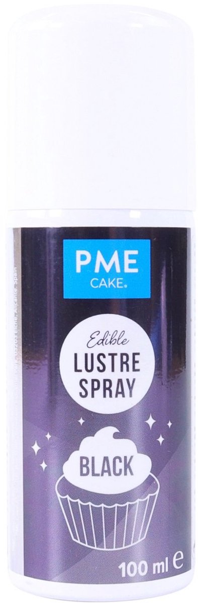 PME - Eetbare Glansspray - Zwart - 100ml