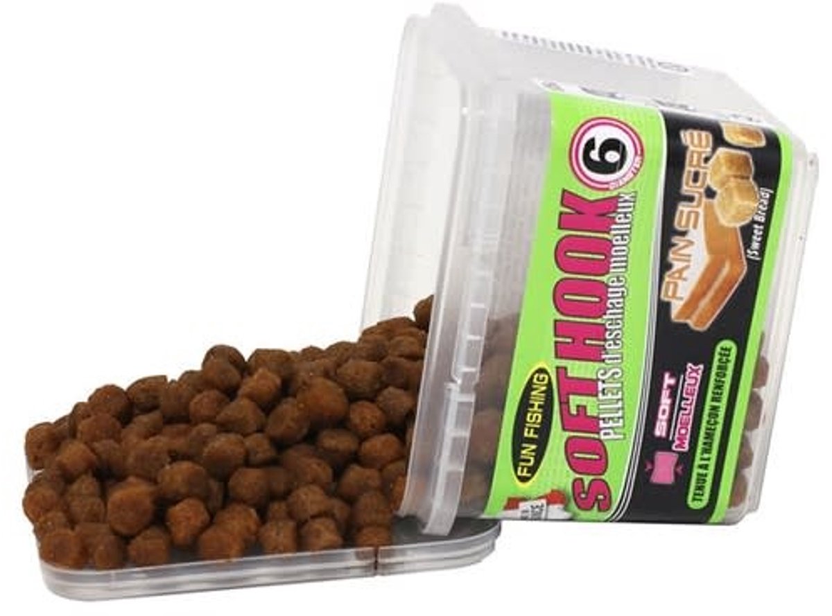 Fun Fishing Soft Hook Pellet 105g 6mm Pain Sucré