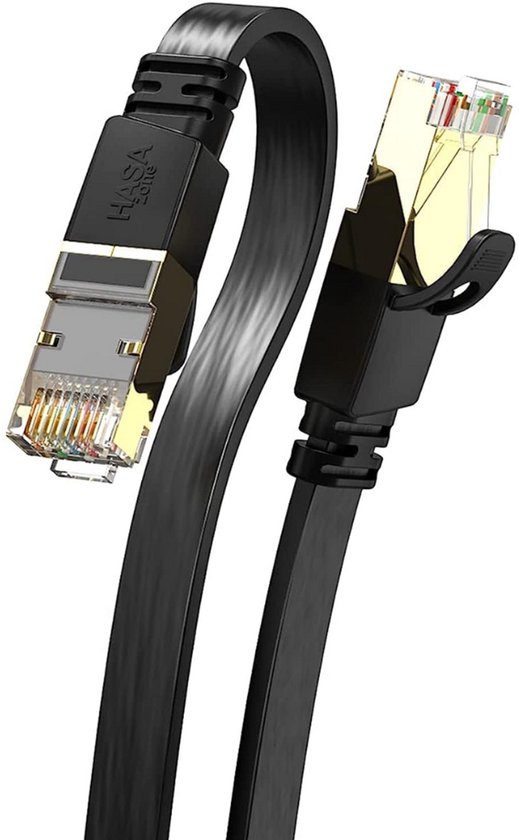 Lotto Cavo Piatto Ethernet CAT8 Schermato 2000 MHz 40 Gbps - Foto 11