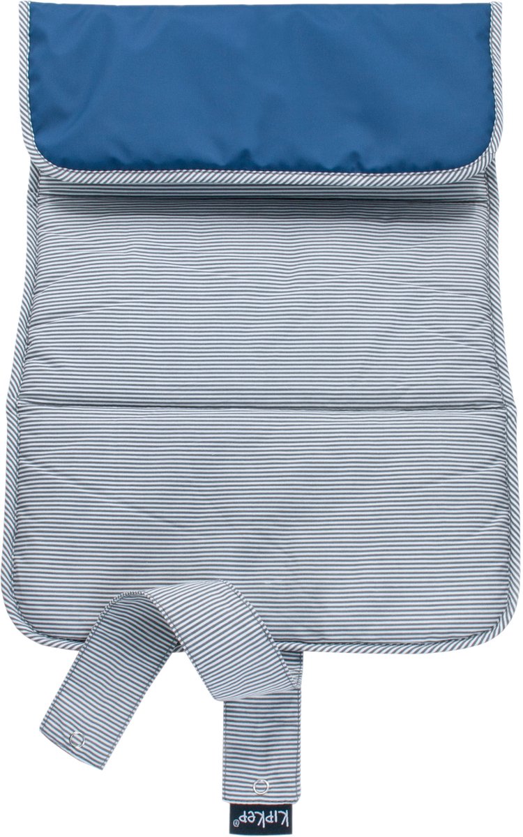 KipKep Napper - Verschoonmatje - Denim Blue - Gerecycled - Waterdicht - Wasbaar (excl. luieretui)