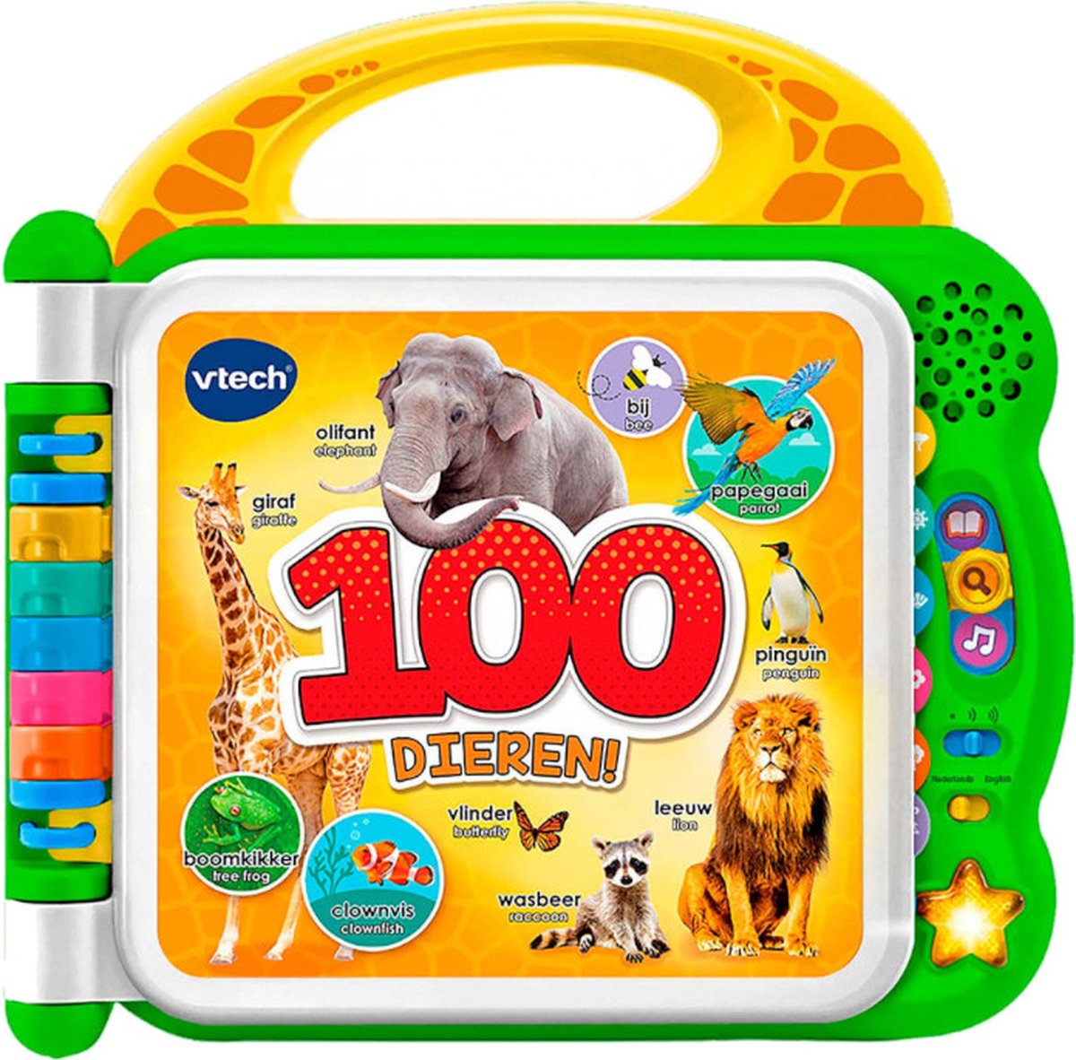 VTech Baby Mijn Eerste 100 Woordjes Boek Dieren - Educatief Babyspeelgoed - Woordjes Leren - Lezen en Geluiden - Cadeau - Baby Speelgoed 1.5 tot 4 Jaar — afbeelding 9