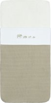 Jollein Baby Laken Wieg 75x100cm Animals Olive Green