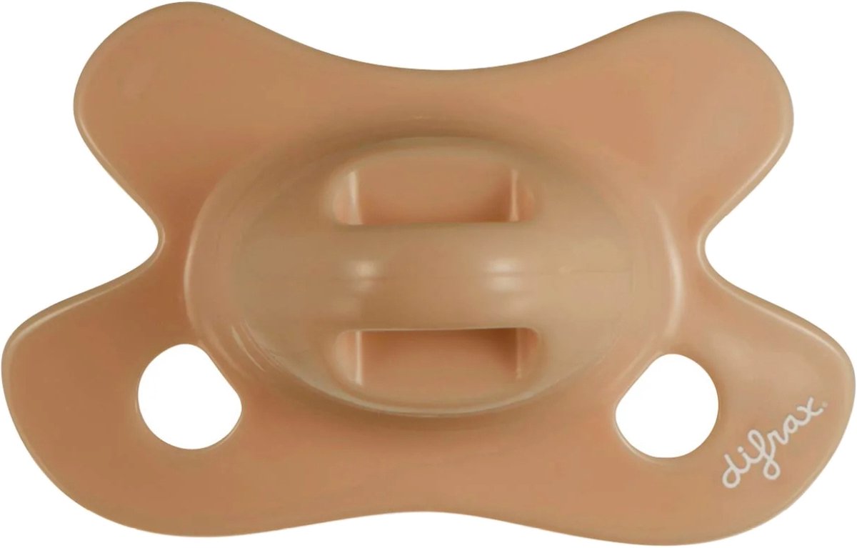 Goedkoopste Difrax Fopspeen Uni Caramel Natural -2/ 2mnd Newborn