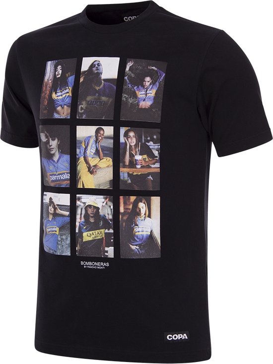 Foto: Copa bomboneras collage t shirt l zwart
