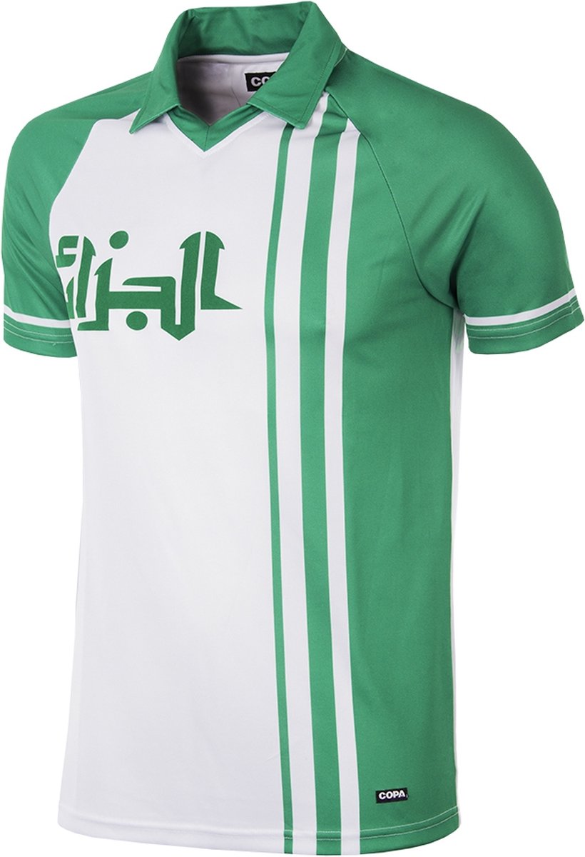 COPA Football - Algerije WK 1982 - Retro Voetbalshirt - Heren - XXL - Wit - Groen