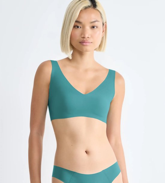 Sloggi Zero Feel Bralette rembourrée 2.0 - Soutien-gorge sans couture - XXL - Crème