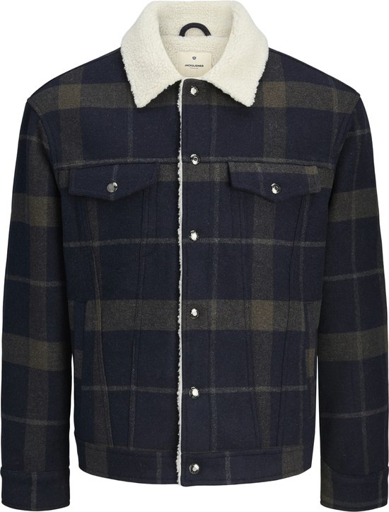 JACK&JONES - VESTE CAMIONNEUR JPRBLUTEXAS EN LAINE MÉLANGÉE SN - Homme - Vestes d'extérieur