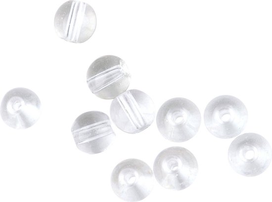 Spro Round Smooth Glass Beads - 6 mm - red ruby van Spro — afbeelding 3