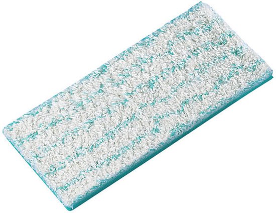 Dweildoek met witte en turquoise vezels, 27 cm.