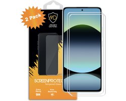 2-Pack MobyDefend Screenprotectors - Geschikt voor Xiaomi Redmi Note 14 5G - Case-Friendly Screensavers - Gehard Glas