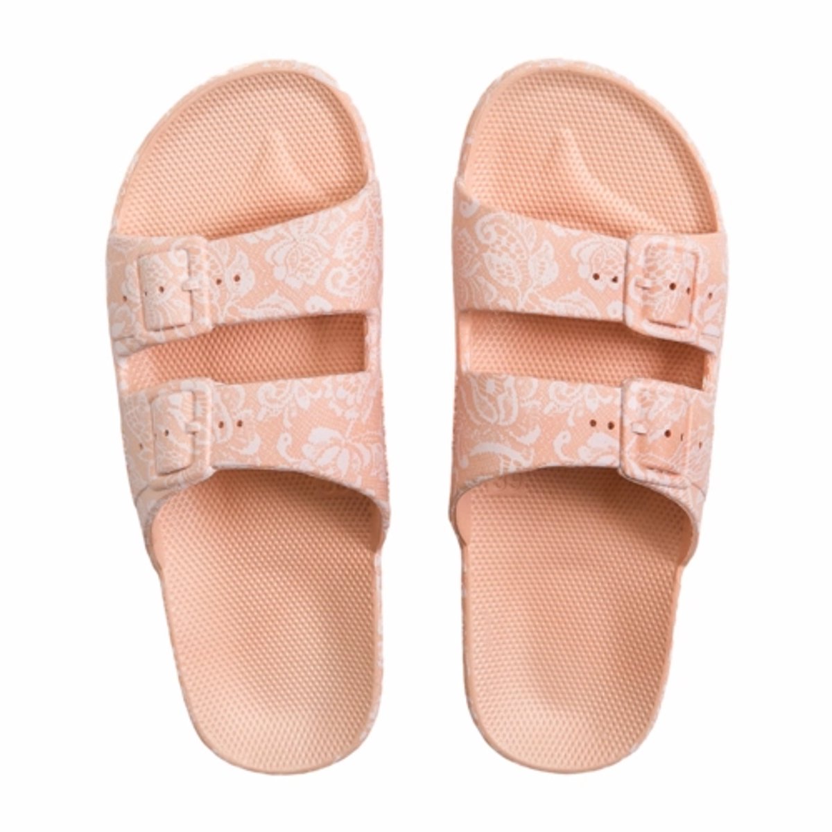 Freedom Moses Slipper Unisex Fancy Lace Apricot