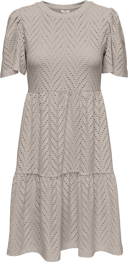 JDY Damen Kleid, Kurzärmlig, Nachhaltig – Aus Baumwolle & Polyester, Lockerer Schnitt