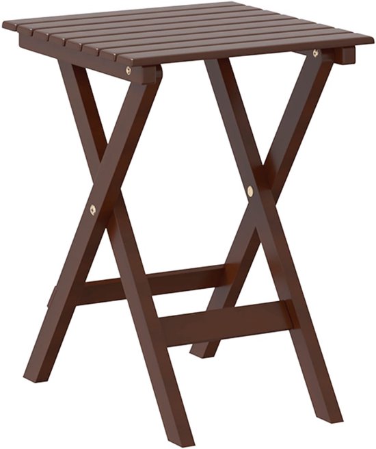 Bardi 2 x Salontafel - Bijzettafel Inklapbaar 60 x 74cm -Wit