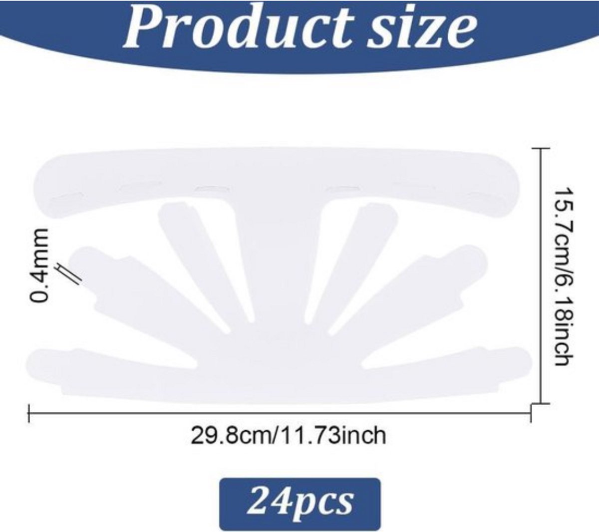 Lot De 10 Supports Intérieurs Pour Casquettes Baseball - PVC Transparent, Anti-Déformation - 6