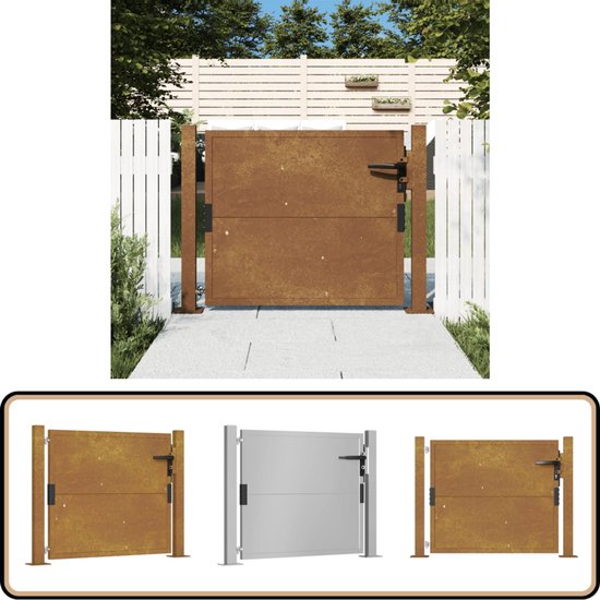 Tuin Privacy Screen Fretwerk Roestig 50 x 140 cm