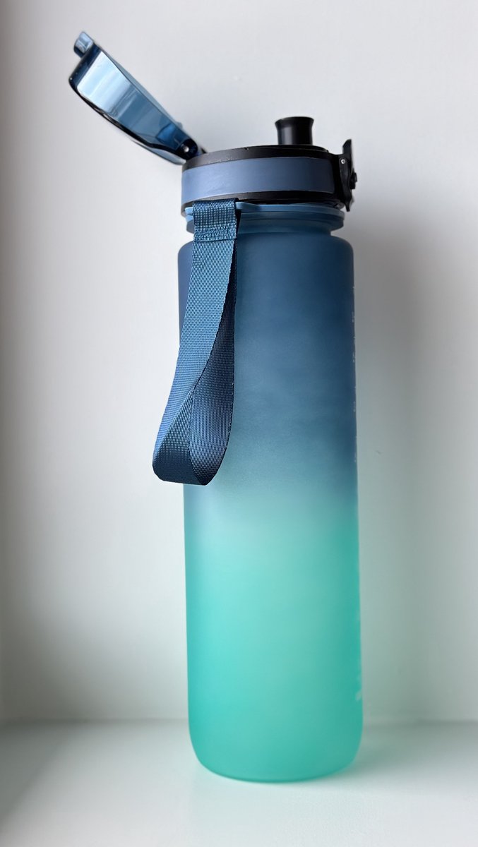 SWRTS® Drinkfles - Waterfles - Sportdrink fles - 1L drinkfles - Lichtgewicht drinkfles - Lekvrije drinkfles - Kinderfles - Drinkfles kinderen