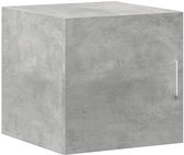 vidaXL - Wandkast - 40x42,5x40 - cm - bewerkt - hout - betongrijs
