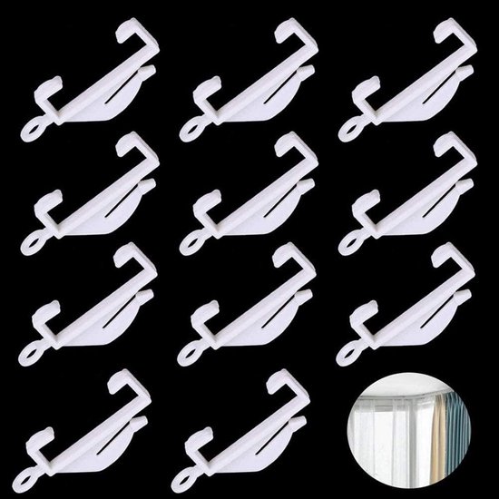 Gordijnhaak plooiband kunststof 25 stuks kopen? Accessoires