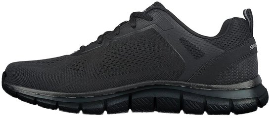 Skechers Track-Broader 232698- BBK, Homme, Zwart, Baskets pour femmes, Chaussures de sport, taille: 46
