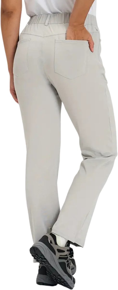 Bovista Golfbroek Dames - Golfkleding - Golfen - Golf Accessoires - Nette Pantalon - Grijs XXL - Maat 44 van Bovista — afbeelding 3