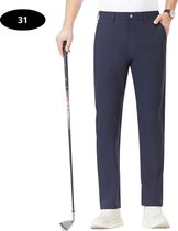 Bovista Golfbroek Heren - Golfkleding - Golfen - Golf Accessoires - Nette Pantalon - Blauw S - Maat 46