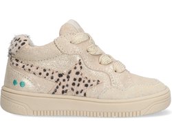 BunniesJR 225256-994 Meisjes Lage Sneakers - Beige - Leer - Veters