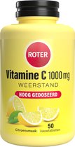 Roter Vitamine C 1000mg - Hoge dosering vitamine C ter ondersteuning van je weerstand - - 50 kauwtabletten met citroensmaak