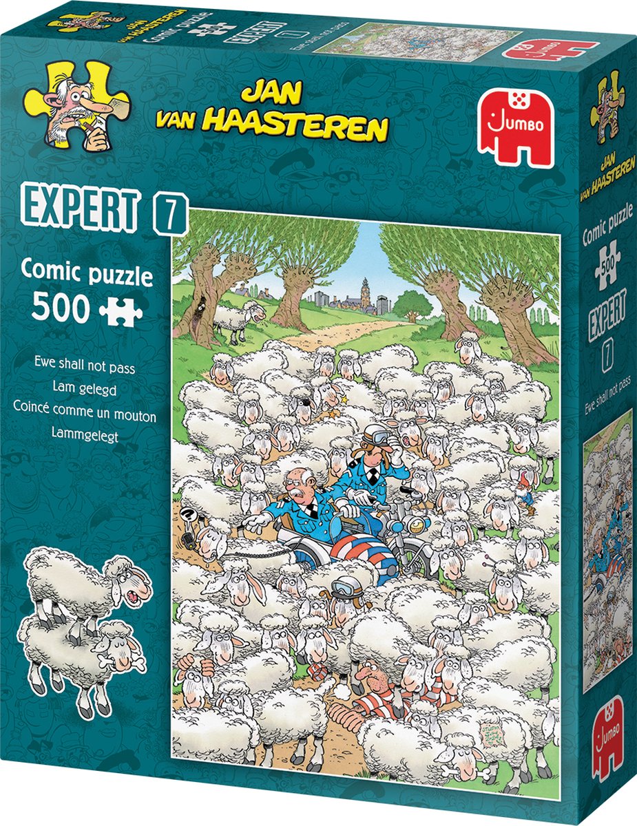 Jan van Haasteren - Expert 7 - Lam Gelegd - 500 stukjes puzzel - Legpuzzel — afbeelding 3