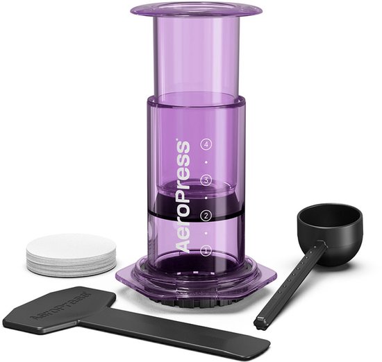 AeroPress Clear - Paars (Transparant)
