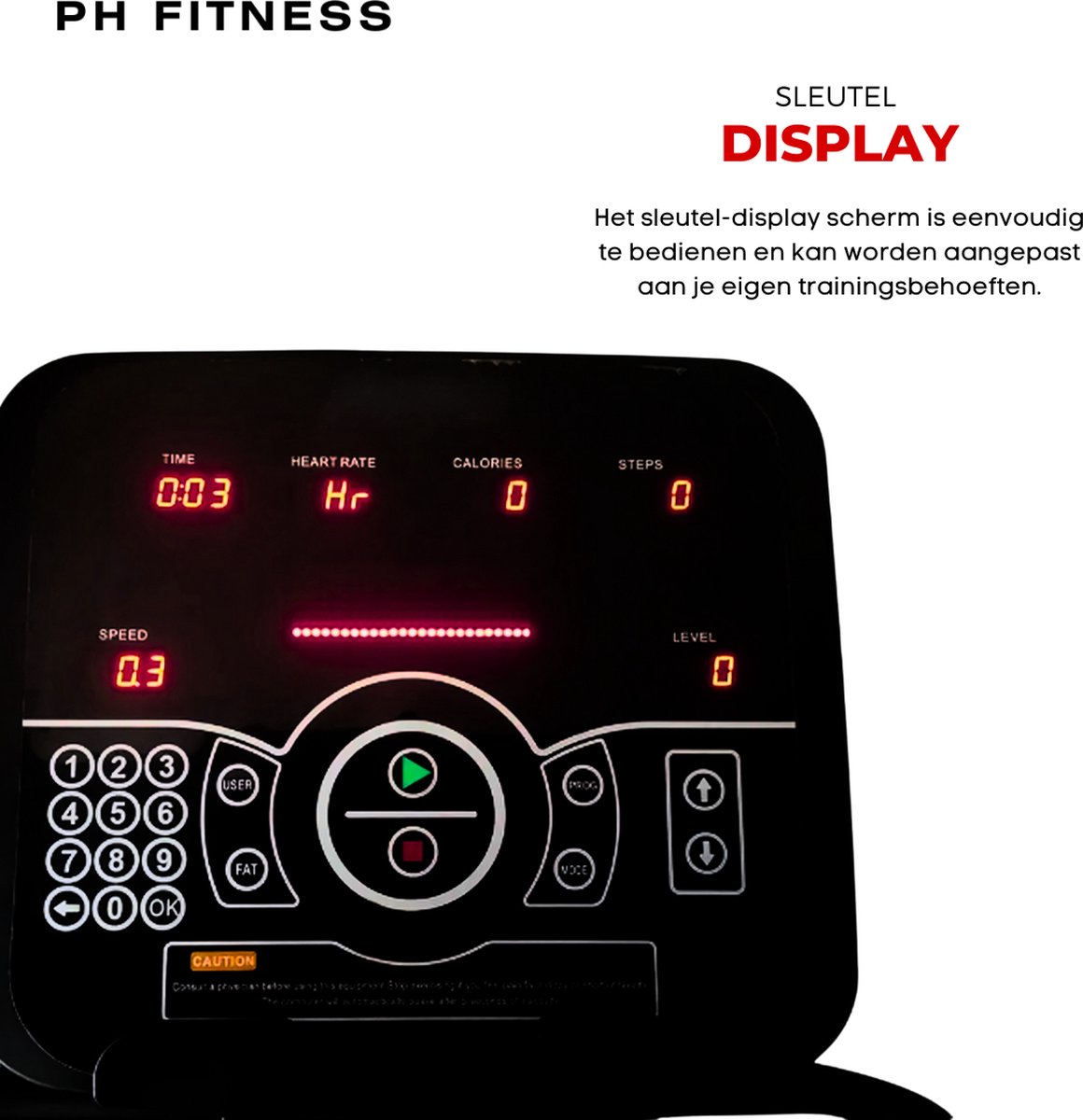 Afbeelding 3 van PH Fitness Stair Trainer - Professionele Stair Climber & Cardiotrainer - Modern Ontwerp voor Thuisgym - Eenvoudige Stair Trainer met Hartslagmeter - Versterk Benen & Uithoudingsvermogen